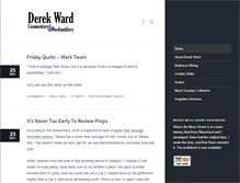 Tablet Screenshot of derek-ward.com